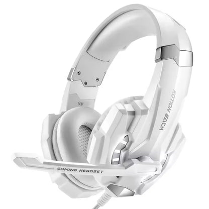 G9000 Gaming Headset Over-Ear Wired Headphones Adjustable Bass Stereo LED Light Earphone with Mic for Laptop Desktop PS5 Headset